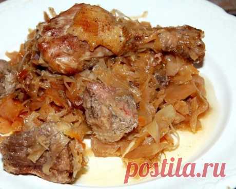 Гусь с капустой - пошаговый рецепт с фото на Повар.ру