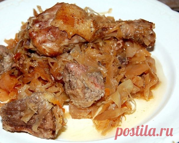 Гусь с капустой - пошаговый рецепт с фото на Повар.ру