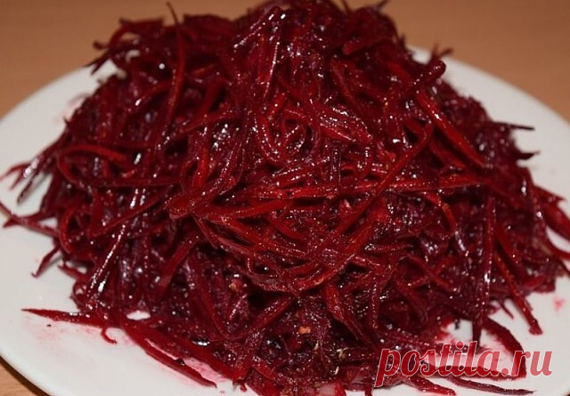 Свекла по-корейски, изумительная закуска на каждый день.