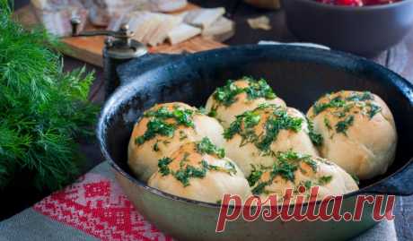 Пампушки с чесноком