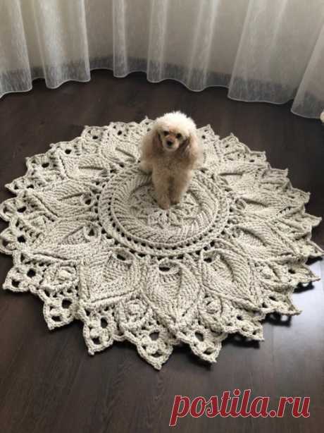 Коврик крючком