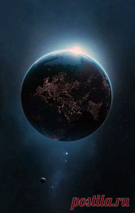 Coté nuit de le Terre - Night side of Earth | Pinterest • Всемирный каталог идей