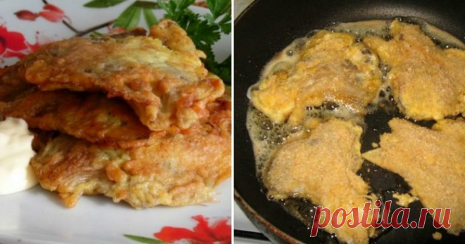 Если не знать, что это отбивные из вешенок, никогда не догадались бы. Вкус мяса