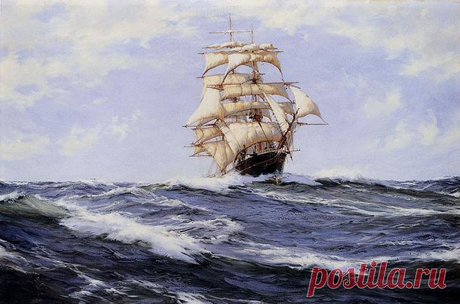 Парустники или морская тема. / Декупаж / Картинки для декупажа