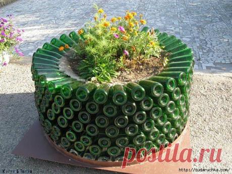 Оригинальные клумбы для дачи. Идея для вдохновения | Умелые ручки