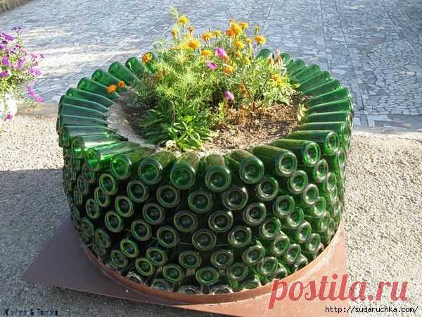 Оригинальные клумбы для дачи. Идея для вдохновения | Умелые ручки