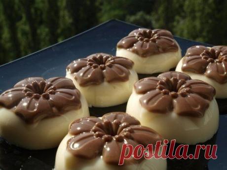 Молочно-шоколадное желе