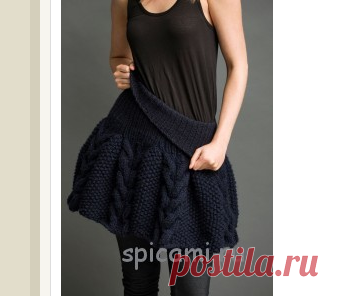 Вязаные юбки спицами (12 моделей с описанием) | Вязание спицами, крючком, уроки вязания