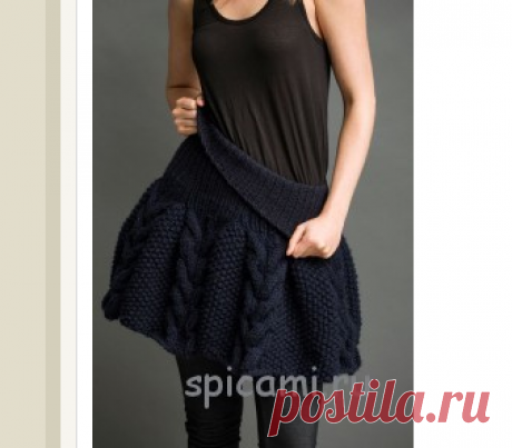 Вязаные юбки спицами (12 моделей с описанием) | Вязание спицами, крючком, уроки вязания