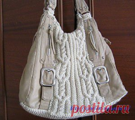 Вязаные сумки спицами | Уют и тепло моего дома