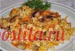 «Перловая каша с грибами»!.