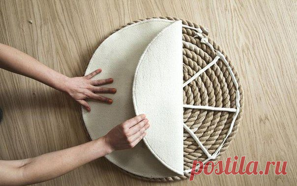 Коврик из каната