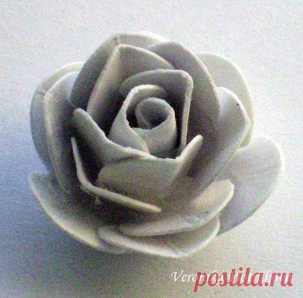 Бумажные розочки. Мастер-класс