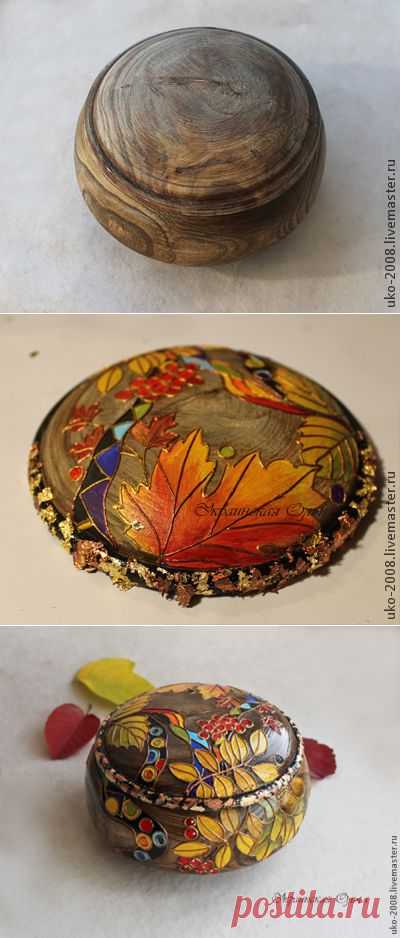 Создание шкатулки "Радужная Осень" - Ярмарка Мастеров - ручная работа, handmade
