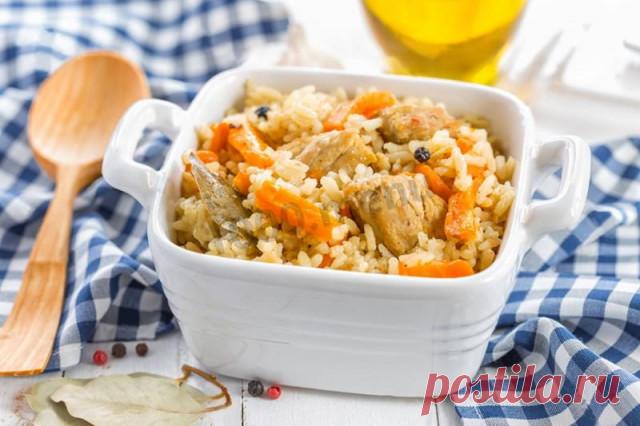 Плов в утятнице куриный с морковью рецепт с фото - 1000.menu