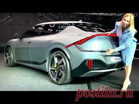 Новый кроссовер Киа EV6. Интерьер - новый Kia Sportage