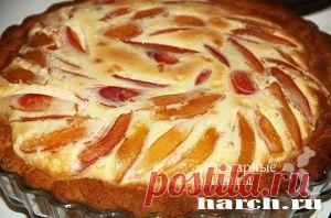 Сливовый пирог со сгущенкой | Фоторецепт с подробным описанием от Харч.ру