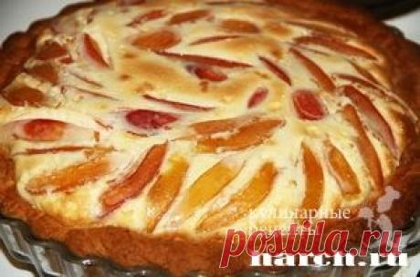 Сливовый пирог со сгущенкой | Фоторецепт с подробным описанием от Харч.ру