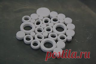 Récréation Fimologique - AB.Création: Lentilles à trous