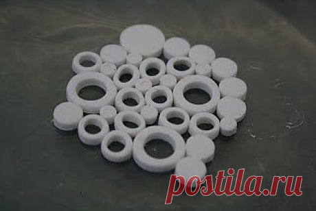 Récréation Fimologique - AB.Création: Lentilles à trous