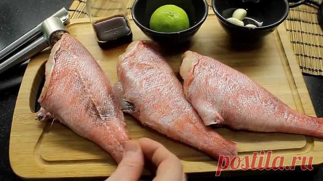 ЛУЧШИЙ РЕЦЕПТ МОРСКОГО ОКУНЯ.