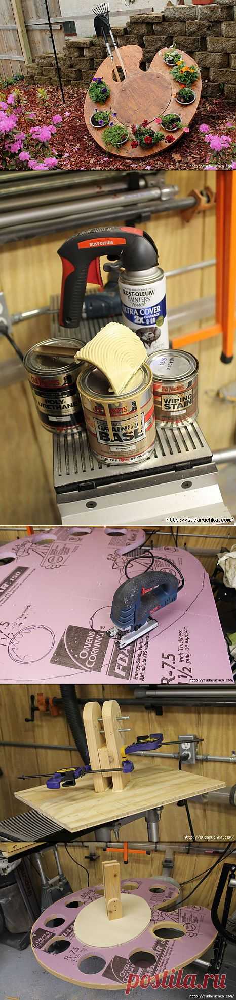 Клумба "Палитра". Мастер класс..