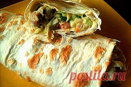 Фантастически вкусная закуска! &quot;Шаурма по-домашнему&quot;
Рецепт здесь...
