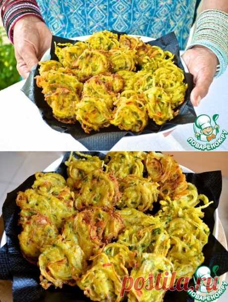 Луковые оладьи
