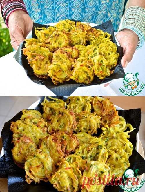 Луковые оладьи