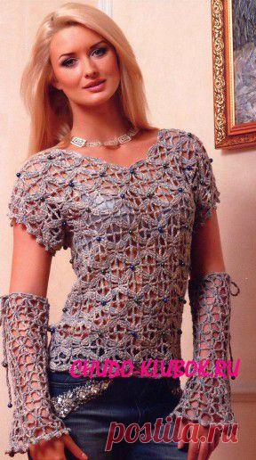 Цветочный узор | ЧУДО-КЛУБОК.РУ