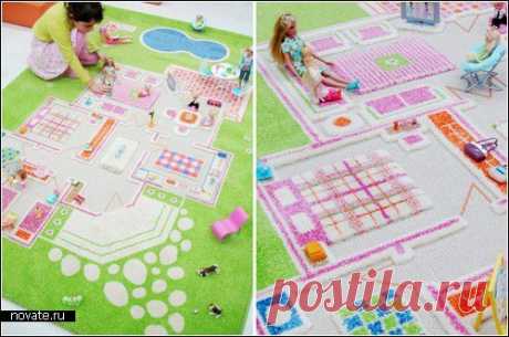 Ковер для детской комнаты – подарите ребенку его собственную страну