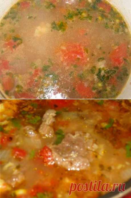 Суп-харчо по имеретински ( грузинская кухня).