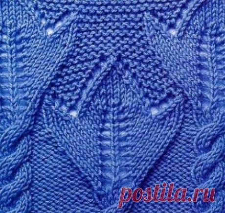 Ажурный узор с трилистником