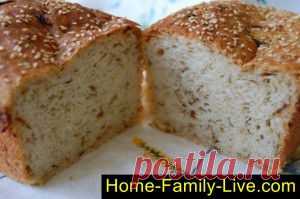 Домашний хлеб - пошаговый фоторецепт - хлеб с наполнителем