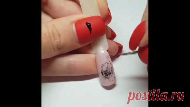 Рисую цветочек #mktitkova