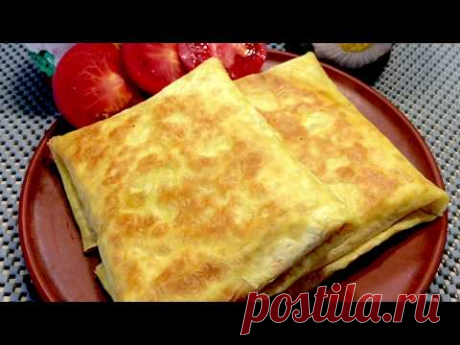 Лаваш на сковороде с начинкой Вкусно и Быстро