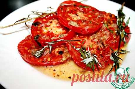 Помидоры чесночные закусочные - кулинарный рецепт