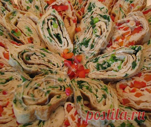 Омлет с овощами по-японски.