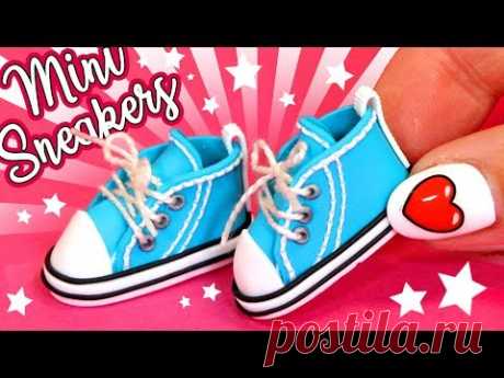 🌟 КЕДЫ для КУКОЛ на СМЕНКУ в ШКОЛУ 💖 BACK TO SCHOOL 😍 СВОИМИ РУКАМИ DIY Мастер класс Анна Оськина