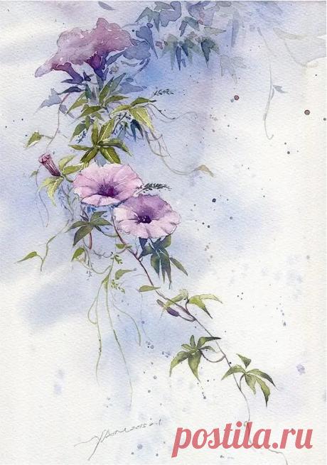 Картинки для декупажа: Винтажные цветы - Свое рукоделие