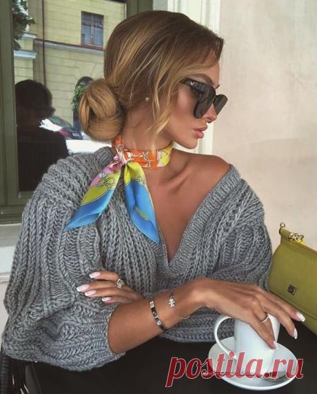 Шелковый платок: 9 оригинальных и элегантных способов носить этот эффектный аксессуар | LADY DRIVE 🎯 | Яндекс Дзен