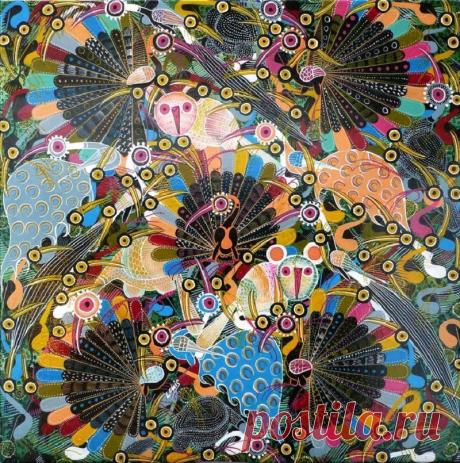 Tingatinga - жанр африканской живописи