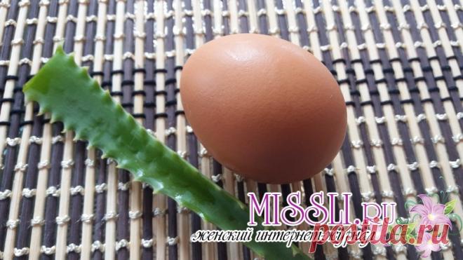 Как подтянуть нависшие веки? Маска с белком и алоэ