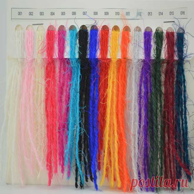 新品孔雀翎凤尾绒 段染毛线 凤羽绒羽花宝宝长绒 炫彩裘皮马海粗-淘宝网全球站