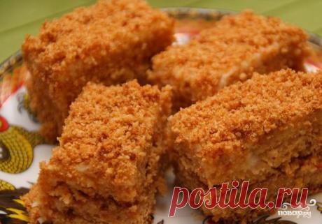 Медовый торт рецепт классический - пошаговый кулинарный рецепт