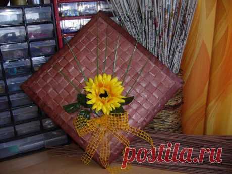 Не умеете плести трубочки из газет? Плетите из полосок | Умелые ручки