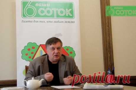 Андрей Туманов отвечает на вопросы дачников(видео) |  sotki.ru | Ваши 6 соток Главный редактор газеты «Ваши 6 соток» Андрей Туманов  выбирает интересные вопросы, которые приходят в редакцию и продолжает отвечать на вопросы от дачников.