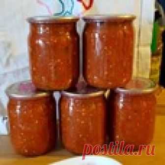 Аджика из кабачка 