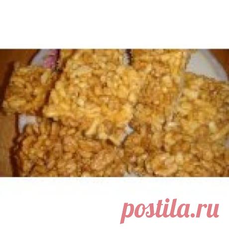 Халва  с орехами и лапшой Кулинарный рецепт