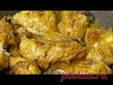 Вкусная, ароматнейшая курочка в соусе. Личное время особо не потратите, на сковороде готовлю.
